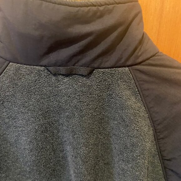 Mens Large Columbia Fleece Jacket Gray Black Size L - Picture 6 of 6